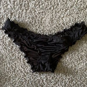 black bikini bottoms